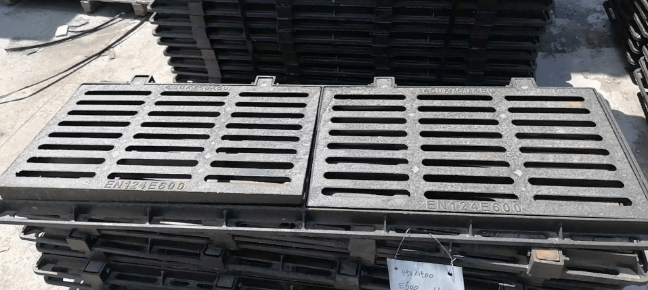 岭口镇球墨铸铁连体双篦展示